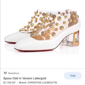 Christian Louboutin Space Odd Ankle Booty
